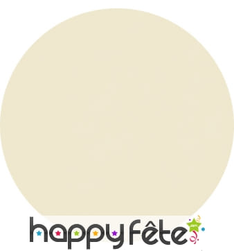 10 sets de table blanc ivoire