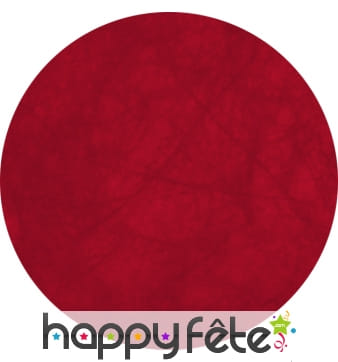 10 sets de table bordeaux ronds