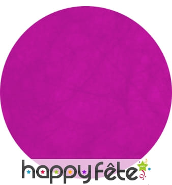 10 sets de table fuschia ronds