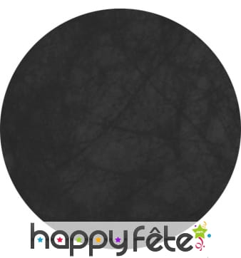 10 sets de table noir ronds