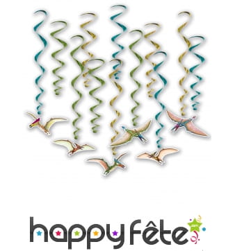 12 suspensions dinosaures