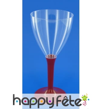 10 verres a vin pied bordeaux