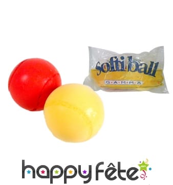 2 balles en mousse de 7cm