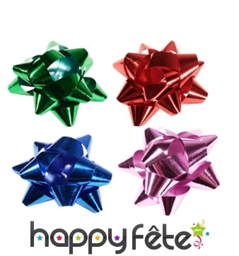25 étoiles en ruban pour cadeau