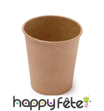20 Gobelets kraft de 200ml