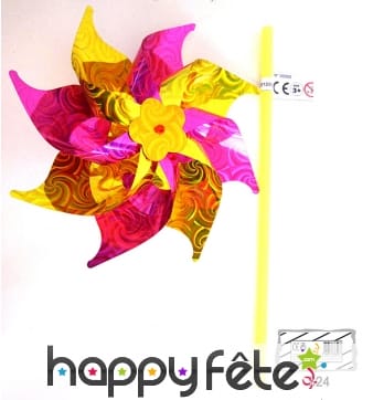 24 moulins à vent de 28 cm de long