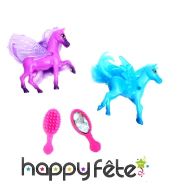 2 poneys à coiffer de 6 centimètres