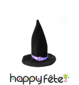2 petits chapeaux de sorcière décoratifs de 18cm