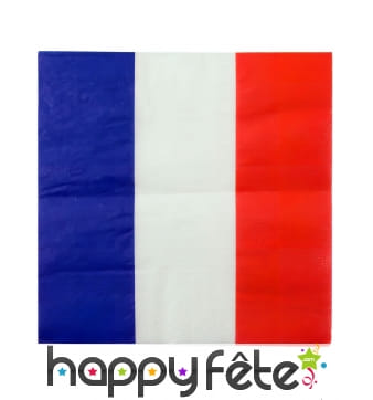 20 Serviettes Drapeau France