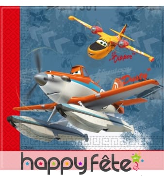 20 serviettes planes 2