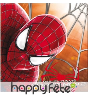 20 serviettes spiderman 2