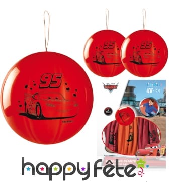3 ballons Cars à frapper