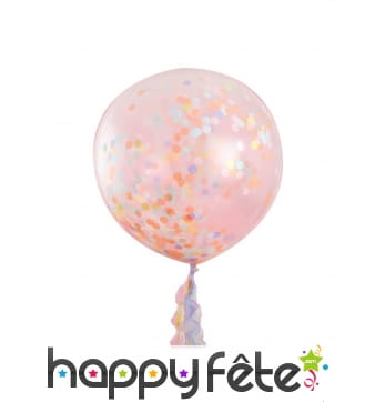 3 Ballons confettis de 91cm