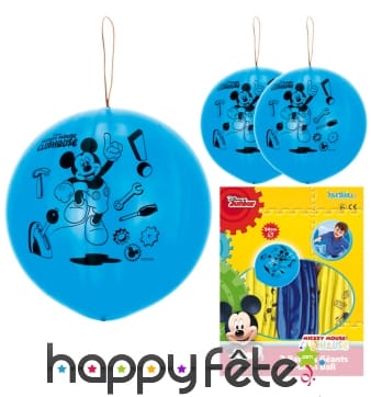 3 ballons Mickey Mouse à frapper