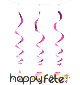 3 Suspensions Oeufs de Pâques de 60cm