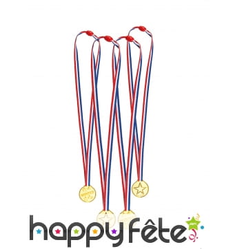 4 médailles d'or tricolores