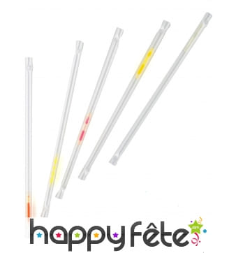 45 Pailles fluorescentes