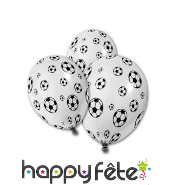 5 Ballons motifs Ballons de football