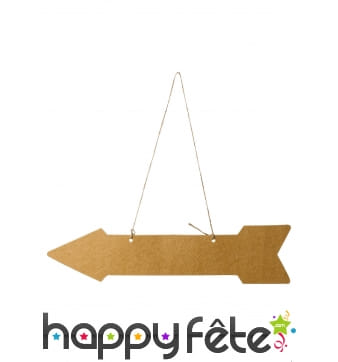 5 Flèches de signalisation en carton Kraft