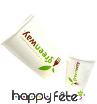 50 gobelets 20 cl biodégradable