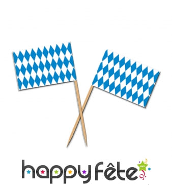 50 mini drapeaux apéritif Oktoberfest