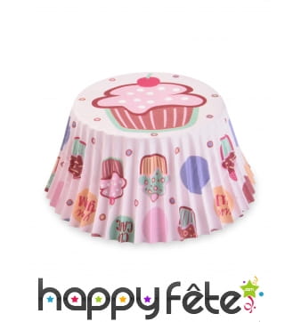 50 Moules gâteau en papier pour cupcake, 7 cm