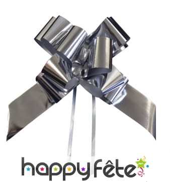 5 noeuds argentés à tirer, 5 cm