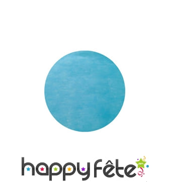 50 sets de table turquoise ronds