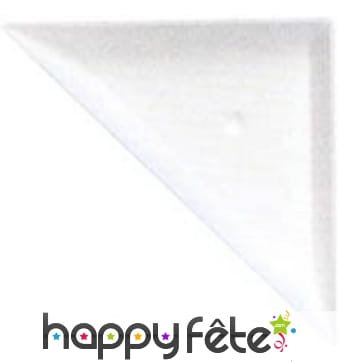 50 verrines plastiques triangle blanc