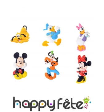 6 Figurines de Mickey et ses amis en sucre
