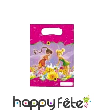 6 sacs cadeaux fée clochette