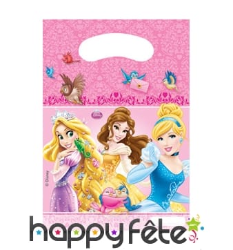 6 sacs cadeaux princess