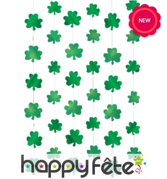 6 suspensions trèfles de 210cm