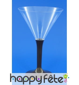 6 verres a cocktail pied chocolat