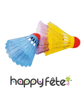 6 volants de badminton