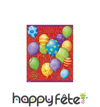 8 sacs cadeaux décorés de ballons