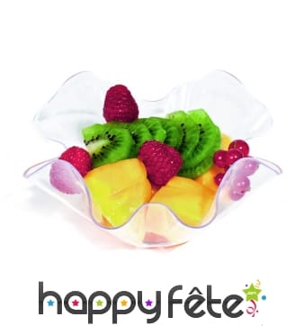 8 verrines fleur cristal