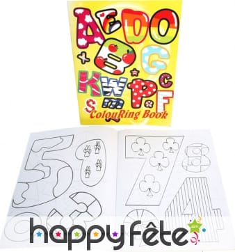 Album à colorier de 10 pages avec stickers