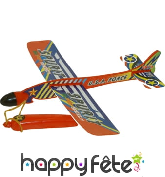 Avion à lancer de 23 cm avec lanceur assorties