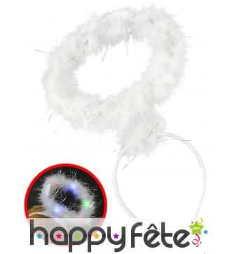 Auréole d'ange lumineuse pour adulte