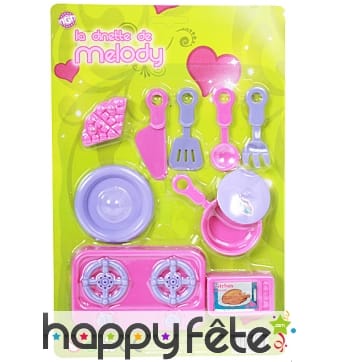 Mallette Cuisine Pour Enfants Avec 20 Accessoires - Jeu De Cuisine Portable Avec Bandoulière - Plastique ABS Durable