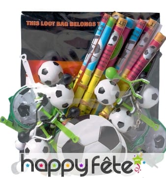 Assortiment de Gadgets sur le thème du football