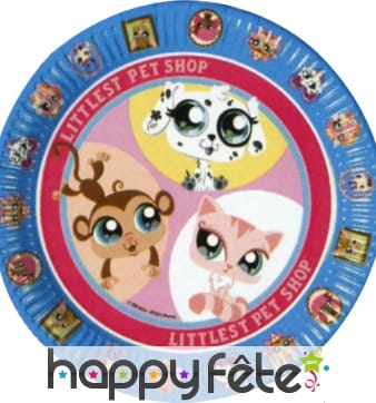 Assiettes Little Pet Shop