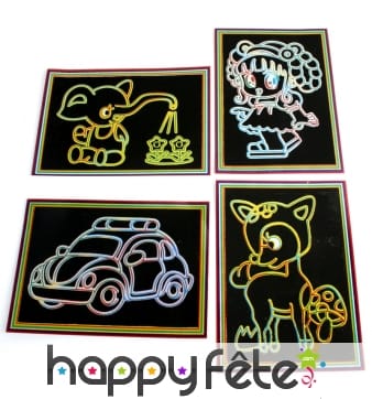 Album magique à gratter.