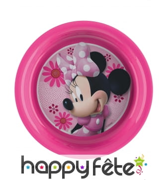 Assiette Minnie Mouse de 21cm en plastique