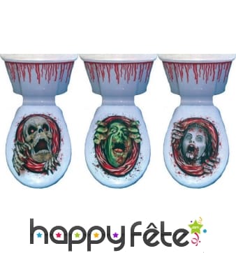 Autocollant monstre pour abbatant de toilette