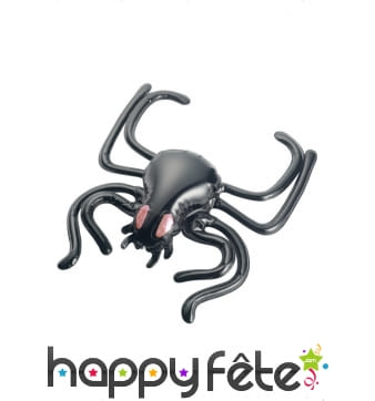 Araignée noire gonflable