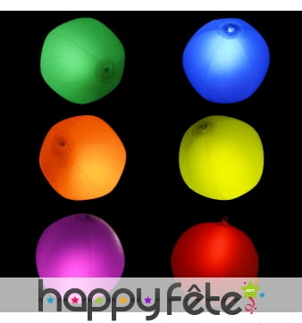 Ballon avec 2 bâtons lumineux