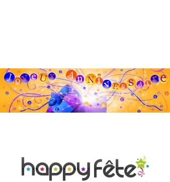 Banderole anniversaire