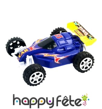 Buggy avec aileron arrière, rétro-friction